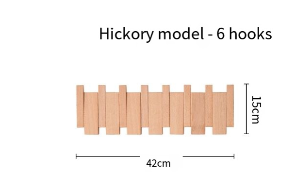 Simplicity Piano Key Wall Coat Rack