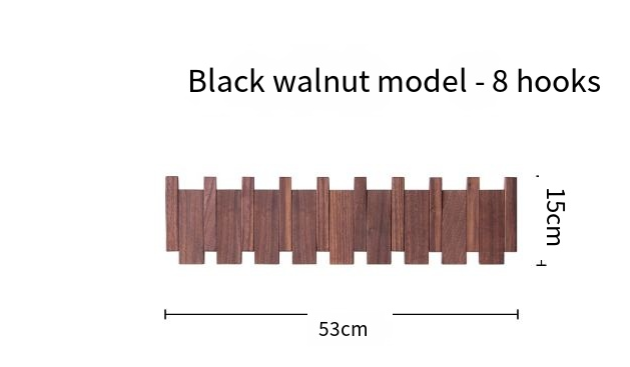 Simplicity Piano Key Wall Coat Rack
