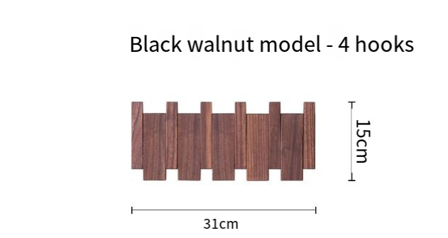 Simplicity Piano Key Wall Coat Rack