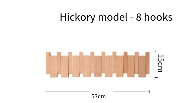 Simplicity Piano Key Wall Coat Rack