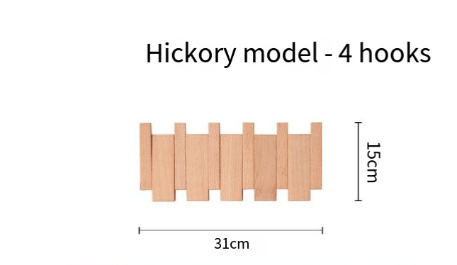 Simplicity Piano Key Wall Coat Rack